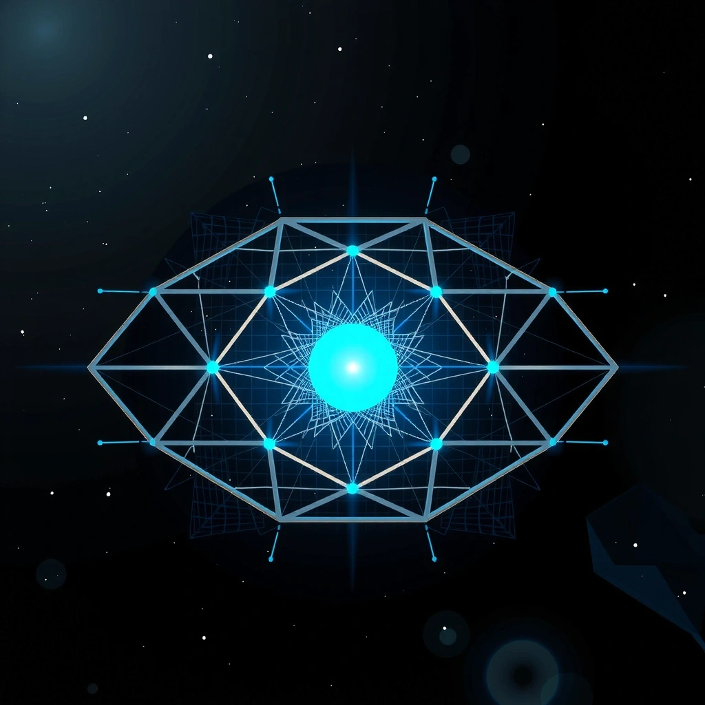 Abstract geometric space visualization